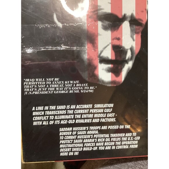 TSR Board Game A Line in the Sand 1991 Desert Shield Persian Gulf Sealed In Box - Picture 12 of 14